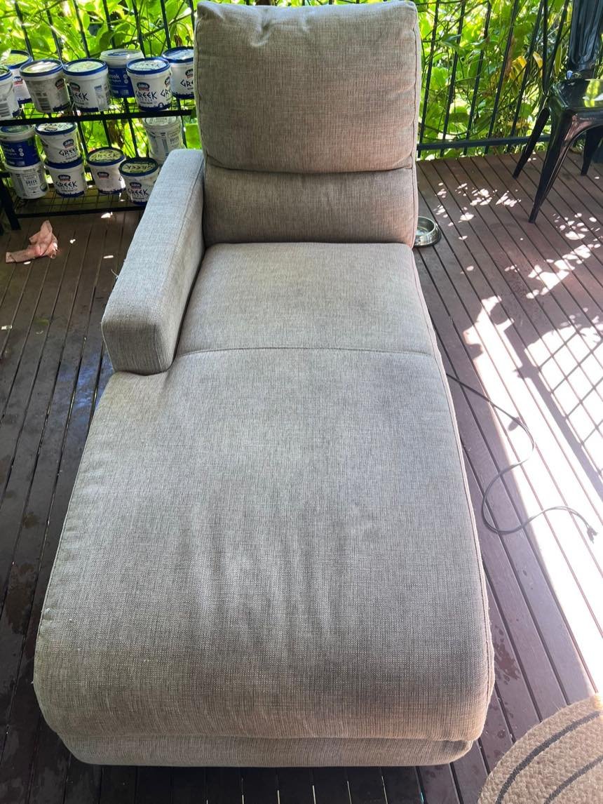 After: restored, fresh carpet